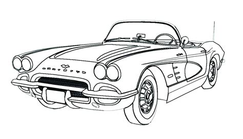 Corvette Coloring Pages Printable - Printable Word Searches