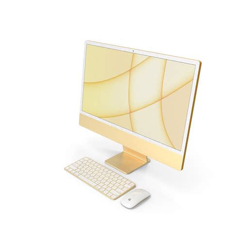 Apple iMac 24-inch 2021 Yellow PNG Images & PSDs for Download ...