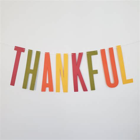 Thankful Banner Thankful Thankful Sign Thanksgiving Banner - Etsy