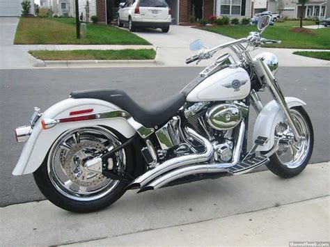 FS: 2005 Custom Fatboy Pearl White - Harley Davidson Forums | Harley ...