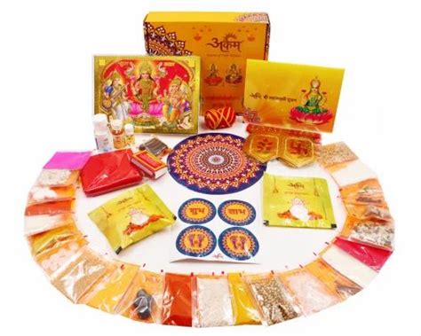 Arkam Diwali Puja Samagri Kit For Lakshmi Puja (35+ Items) With ...