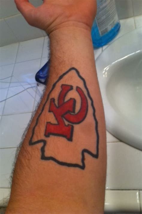 Meet the man who plans to cover his body in Kansas City Chiefs tattoos ...