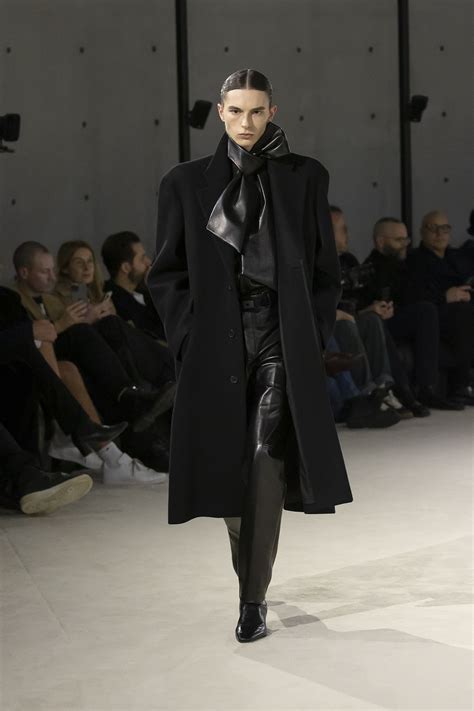 Saint Laurent FW23 Settles the Middle vs. Side Part Debate