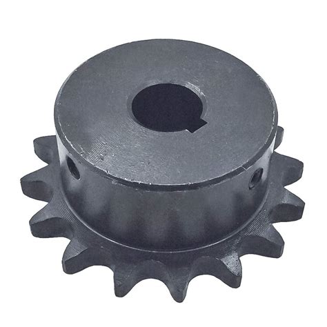 KOVPT # 40 Chain Roller Sprocket 50 Teeth Bore 0.75 Inch Type B Pitch 0.5 Inch Carbon Steel ...