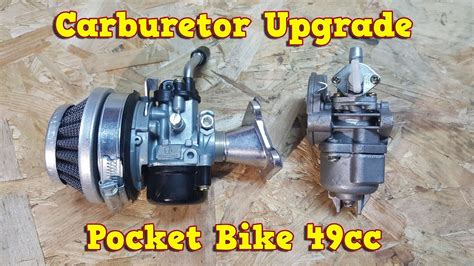 Automotive Kizut Carburetor for 49cc 43cc Pocket Rocket Bike 15MM 2 ...