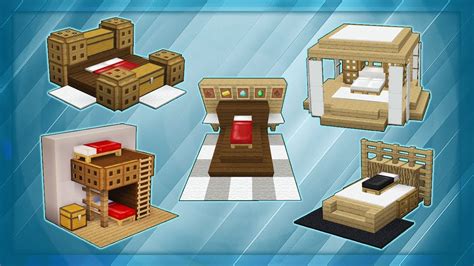 20 Minecraft Bed Designs! - YouTube