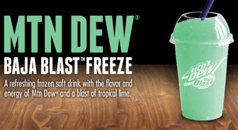 News: Taco Bell - New Mtn Dew Baja Blast Freeze