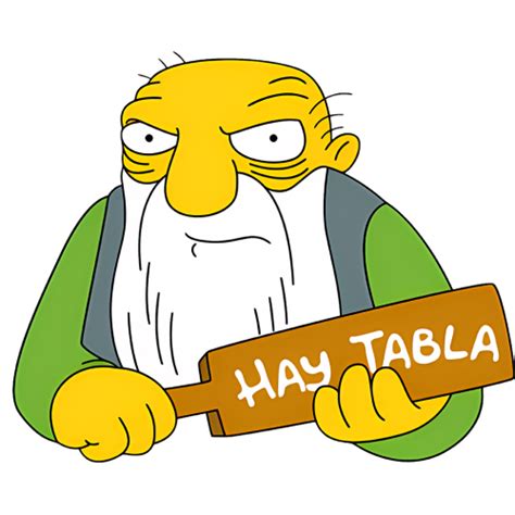 Tabla Meme Simpson