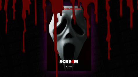 Download Scream Dripping Blood Poster Wallpaper | Wallpapers.com