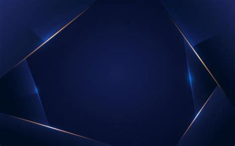 Template dark navy blue luxury premium abstract background with luxury triangles pattern ...