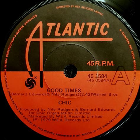 Chic – Good Times (1979, Vinyl) - Discogs