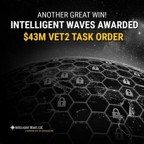 Intelligent Waves Awarded $43 M VETS2 Task Order