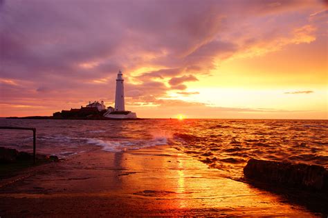 Lighthouse During Sunset · Free Stock Photo