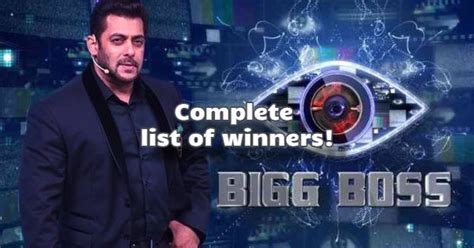 Complete Bigg Boss (Hindi) Winners List | Read Scoops