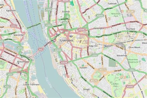 Liverpool Map - Map Of Liverpool For Tourists - Visit North West