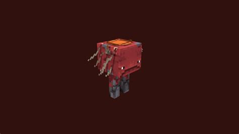 Minecraft Strider with saddle - Download Free 3D model by None (@None ...