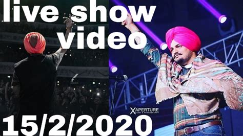 Live show Sidhu moose wala on Canada 2020 - YouTube