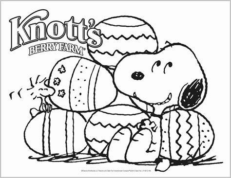 Snoopy And Easter Eggs