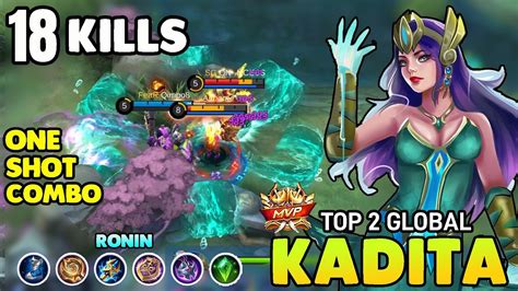 1 Shot Combo !! Kadita best build and gameplay 2021 ~ Kadita Mobile legends bang bang - YouTube