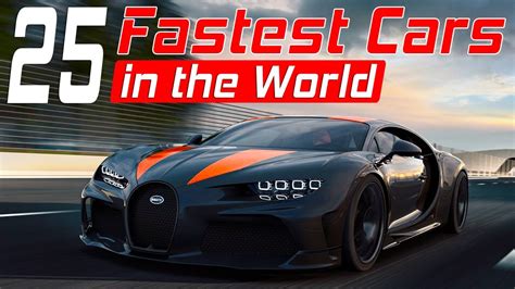 The 25 Fastest Cars in the World in 2020 - YouTube