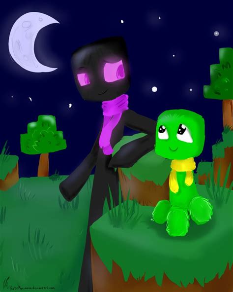 Enderman And Creeper by KateMaximova on deviantART | Minecraft animado, Imagenes de pokemon go ...