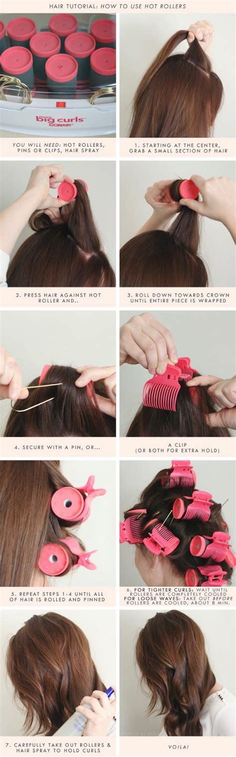 How to Use Hot Rollers | Hair tutorial, Love hair, Hair styles