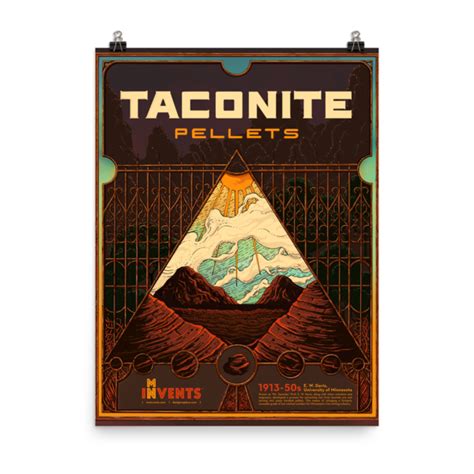 Taconite Pellets Poster - MN Invents