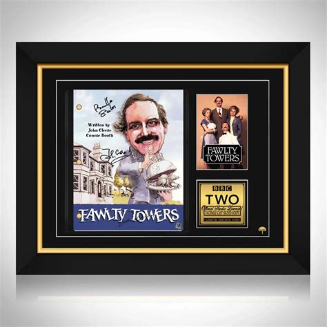 Fawlty Towers Script Limited Signature Edition Custom frame | RARE-T