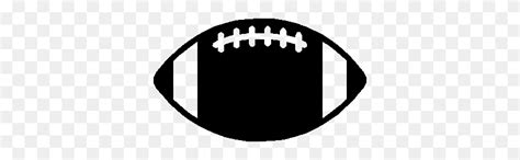 Football Clip Art Black And White