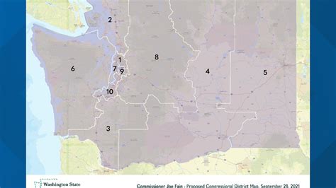 Proposed changes to Washington state's Congressional districts released | king5.com