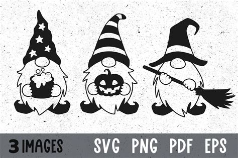 Halloween gnome svg for cricut Gnome clipart Gnome witch svg files By ...