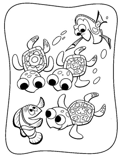 Finding Nemo Coloring Pages - Coloringfolder.com | Disney coloring ...