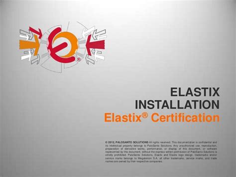 Elastix installation