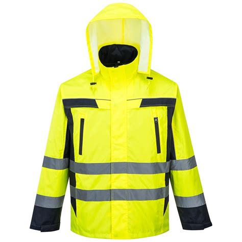 High Visibility Work Clothes Waterproof with 3m Reflective Tapes ...