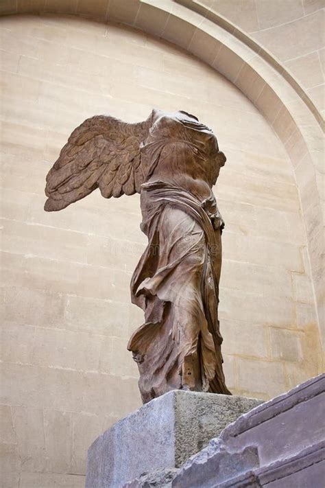 The WINGED VICTORY of SAMOTHRACE in LOUVRE. Editorial Image - Image of ...