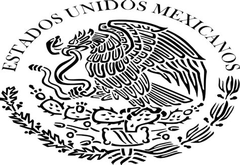 mexican flag logo outline - Clip Art Library