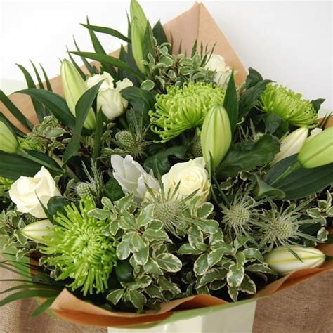 Green and white bouquet