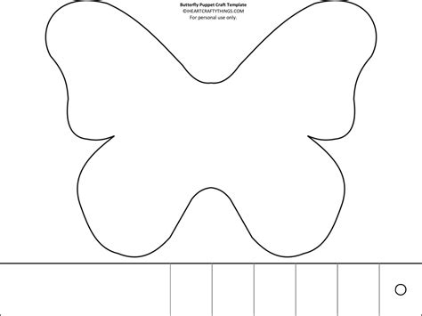 Cut Out Printable Butterfly Template - Printable Templates Free