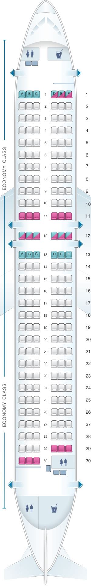 Seat Map QantasLink Airbus A320 200 | SeatMaestro