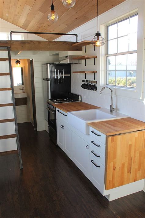 Rustic Industrial | Tiny house kitchen, Small house kitchen design ...