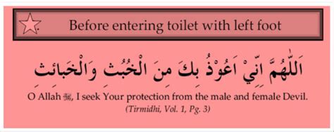 Dua Entering toilet