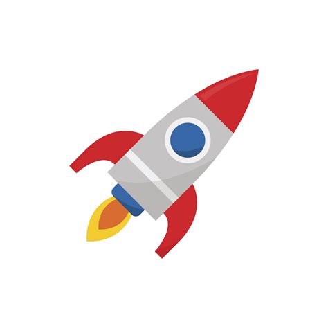 Illustration of a rocket icon - Download Free Vectors, Clipart Graphics & Vector Art