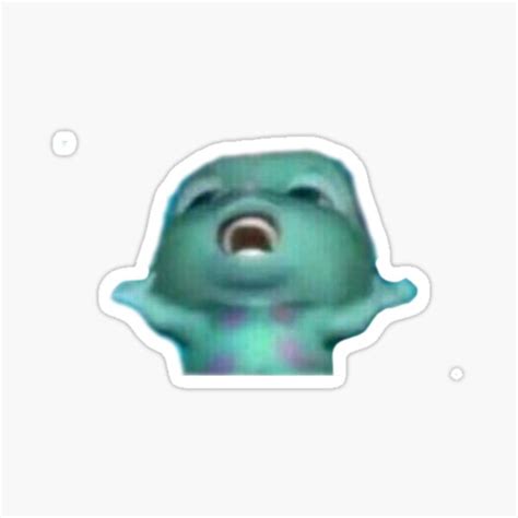 "screaming blue alien" Sticker for Sale by laurajoy16 | Redbubble