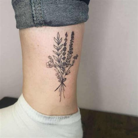 160 Amazing Lavender Tattoo Designs with Meanings, Ideas, and Celebrities – Body Art Guru