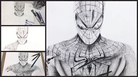 SunnyArtis on Twitter: "Our new drawing with pencil step by step. #SpiderMan #drawing #pencil # ...