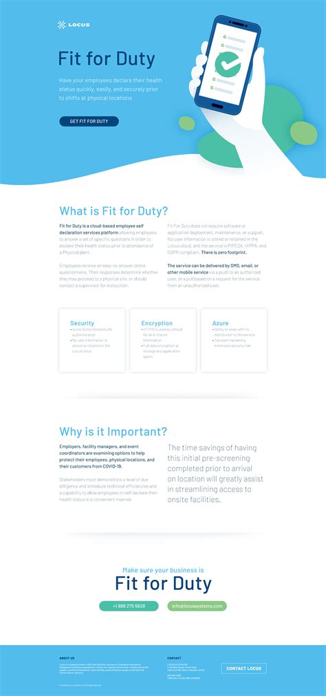 Fit for Duty on Behance