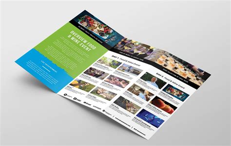 Free Tri-Fold Brochure Template for Events & Festivals - PSD, Ai & Vector