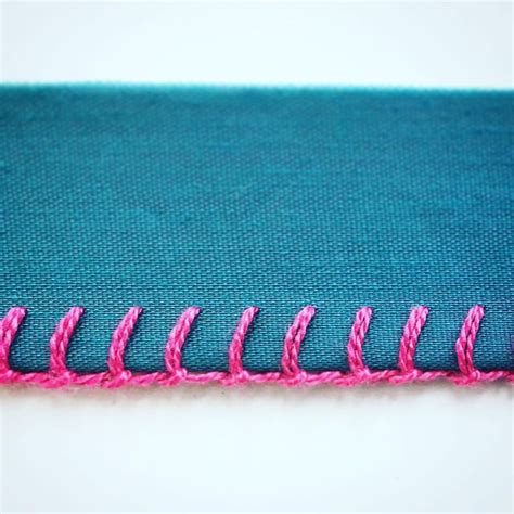 Classic Blanket Stitch.