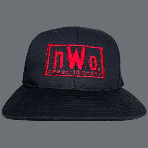 Vintage Vintage 1990s WCW NWO New World Order Black Snapback | Grailed