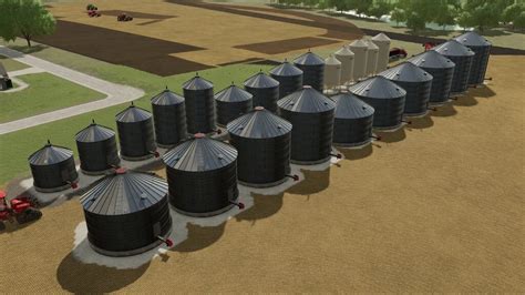 MERIDIAN GRAIN BIN PACK V1.0.0.1 – FS22 mod